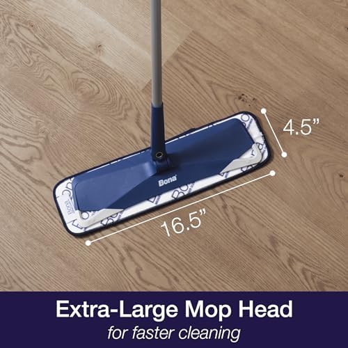 Bona Ultimate Hardwood Floor Care Kit – Pivoting Mop, Cleaning Solution & Refill, Floor Polish, Microfiber Pads for Dusting, Mopping & Polishing - Image 4