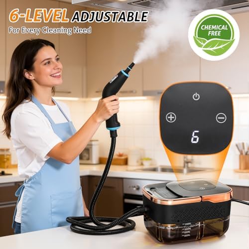 Steam Cleaner Handheld High Pressure Car Steamer for Auto Detailing - Image 2