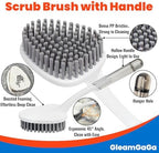 3 Pack Shower Brush for Cleaning, Heavy-Duty Scrub Brush Set for Bathroom - Image 4