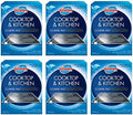 Glisten GC0608T Cooktop & Kitchen Cleaning, 8 Large/16 Small Pads Per Box, 6 Pack by Glisten