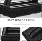 3pcs Grill Brush Scraper Heavy Duty Griddle Scrubber Scouring Pad Griddle Cleaning Brush for Charcoal Gas Grills Cast Iron Cookware Oven Grate Stovetop BBQ Cleaning - Image 3