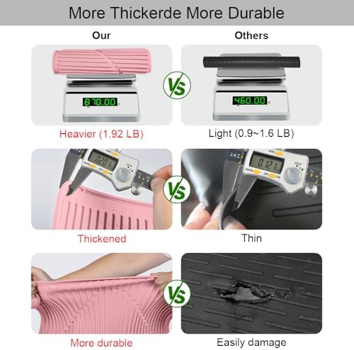 KindGa Stove Cover - Stove Top Covers for Electric Stove 28 x 20 Inch Pink - Image 2