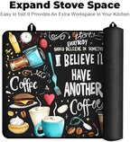 Stove Top Cover for Glass Electric Stove (Coffee, 30" x 21") - Image 6