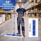 36" Commercial Dust Mop: Dust Broom for Hardwood Floors Cleaning - Image 2