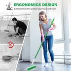 SetSail Grout Cleaner Brush with Long Handle, V-Shaped Floor Scrub Brush - Image 7