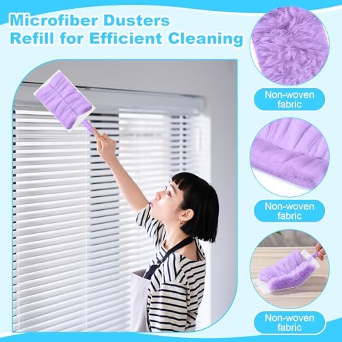 Mimorou 300 Pcs Disposable Duster Refills, Microfiber 180° Unscented - Image 5