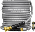 3/8" 4800PSI Pressure Washer Hose 50FT Swivel Quick Connect by TechSweeppro