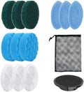 Electric Spin Scrubber Brush Heads Set, 12 Pack Replaceable Brush Heads for Cordless Power Scrubber, for Household Cleaning Brushes Kitchen Bathroom Floor Tile Car by Unknown