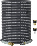 3/8" 4800PSI Pressure Washer Hose 150FT with 360° Swivel Quick Connect, Flexible & Kink Resistant Steel Wire Braided & Durable for Hot/Cold Water, High Power Washer Hose With M22 14mm Adapter by Unknown
