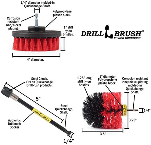 Cleaning Kit with Extension - Monuments and Headstones Restoration Brushes - Image 5