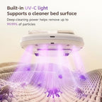 CREATULIZE X1 Robot Bed Vacuum, Automatic Mattress Vacuum Cleaner with Intelligent Path Planning, UV-C Light, HEPA Filter, One-Click 100% Dust & Pet Hair Removal for Bed, Mattress, Sofa, Carpet - Image 5