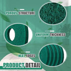 Teenyyou 5 Pcs 12" Cleaning Orbiter Pads Commercial Floor Buffer Pads Hardwood Floor Maintenance Scrubber Polisher Cleaning and Stripping for Orbiter Machine (Green) - Image 4