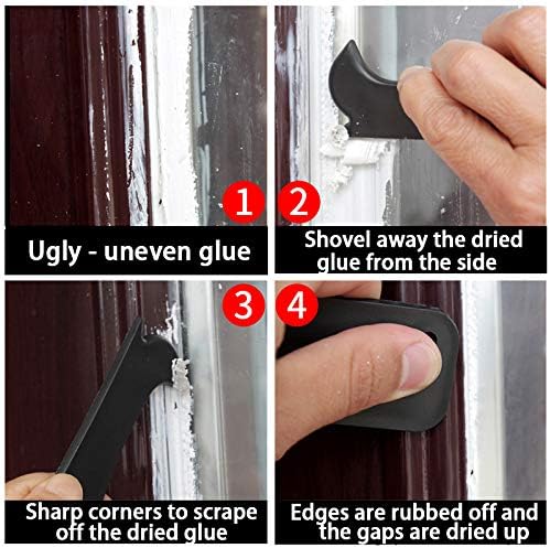 King&Charles Silicone Caulking Tool Kit, 3in1 Caulk&Grout Remover Tool - Image 6
