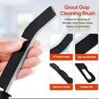 Crevice Cleaning Brush Tool - Heavy Duty Hard Bristle Gap Brush for Deep Cleaning - Ultra-Thin Grout Scrubber for Bathroom, Toilet, Bathtub, Kitchen Sink & Window Tracks-12 Pack - Image 5