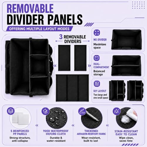 Cleaning Caddy with Wheels and Cleaning Apron, Built-in Hard Support Board - Image 4