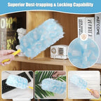 50 Count 360° Heavy Duty Duster Refills Compatible with Swiffer, Larger -Extra Thick Electrostatic Disposable dusters Refill for Electronics, Furniture, Blinds, Ceiling Fans, Unscented - Image 4