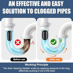 3 Pcs Drain Bladder Kit, Drain Cleaning Bladder Fits 1" to 6" Pipes, Rubber Drain Bladder Unclogger for Bathroom Sinks, Showers, Swimming Pool Drains, Kitchen Sinks and Main Drains - Image 5