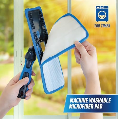 Unger Professional ProClean Indoor Window Cleaning Replacement Pads, 2 Pack, Hold Dust and Dirt, Works with Glass Cleaners and Solutions, Non-Drip Surface Pad - Image 2