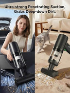 Handheld Car Vacuum Cordless Interior Cleaner, 20000Pa Suction & Air Duster - Image 4