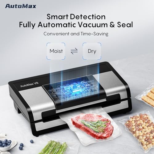 FRESKO Automatic 95Kpa Food Vacuum Sealer Machine, Auto Dry-Wet Detection - Image 4