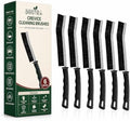 Crevice Cleaning Brush Set – 6Pcs Hard Bristle Cleaning Tools for Grout, Tile Floors, Gaps & Narrow Spaces – Small Grout Scrub Brush for Cleaning Bathroom, Shower, Window Tracks, Kitchen by Solvra