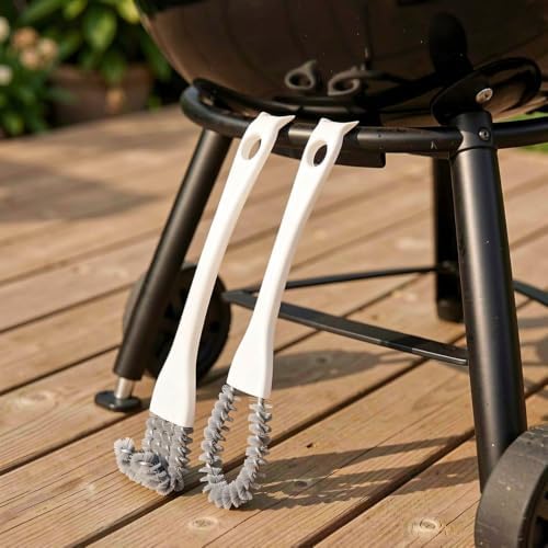 U Shaped Stovetop Cleaning Brush with Hooked Head 4pcs for Crevices - Image 5