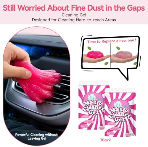 Car Interior & Windshield Cleaner Tool, 16Pcs Car Detailing Kit - Image 6