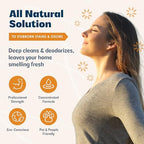 Urine B-Gone Enzyme Cleaner for Human, Cat & Dog Urine, Citrus, 32 oz - Image 5