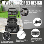 4200PSI Gas Pressure Washer 4.0GPM Gas Power Washer 212CC Gas Powered Washing Machine Commercial High Pressure Washer with 32ft Hose Reel&5 Nozzles for Patio Garden Yard Vehicle,EPA/CARB/ETL - Image 3