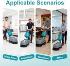 15'' Walk Behind Commercial Floor Scrubber Machine - Image 7