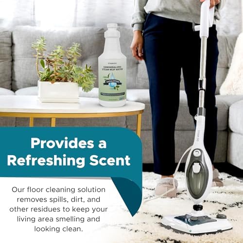 Steam & Go Demineralized Water for Steam Mop, Eucalyptus Mint, 32 oz 6 pack - Image 4