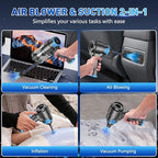 KMM Handheld Car Vacuum Cleaner, 16000PA Air Duster & Hand Held Vacuum - Image 3