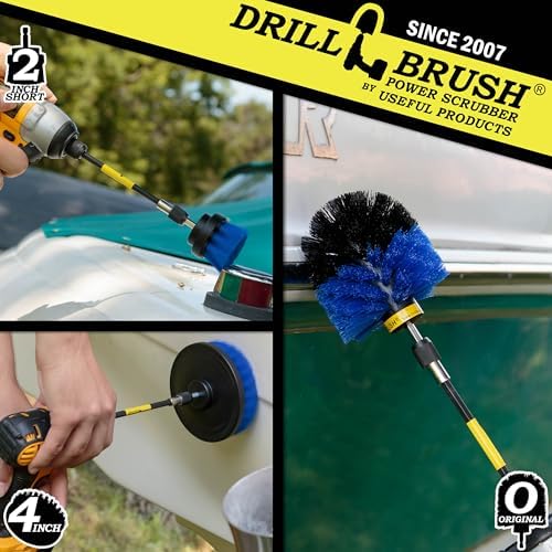 Boat Cleaning Supplies - Hull Cleaning Brush Set - Fishing Boat Scrubbing - Image 2