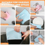 12PK Multipurpose Wire Dishcloth, Double-Side Mesh Cleaning Cloth(Pink) - Image 5