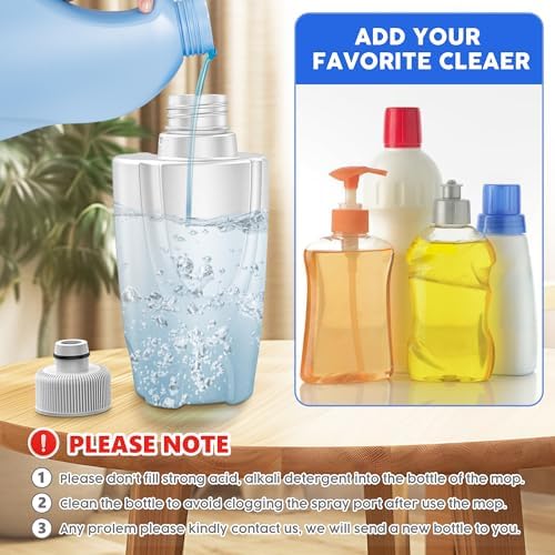 Spray Mop for Floors Cleaning: Hardwood Floor Mop Microfiber Wet Dust Mops - Image 4