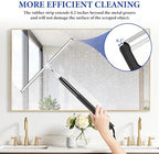 2-in-1 Window Shower Squeegee with Extension Pole for Glass Doors - Image 5
