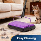Yocada Carpet Sweeper Cleaner Manual Household Sweeper Lightweight - Image 2