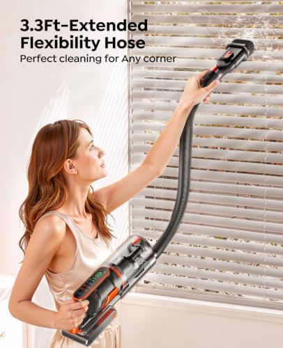 Cordless Vacuum Cleaner, 650W/55Kpa/70Mins Stick Vacuum Cleaners for Home - Image 6
