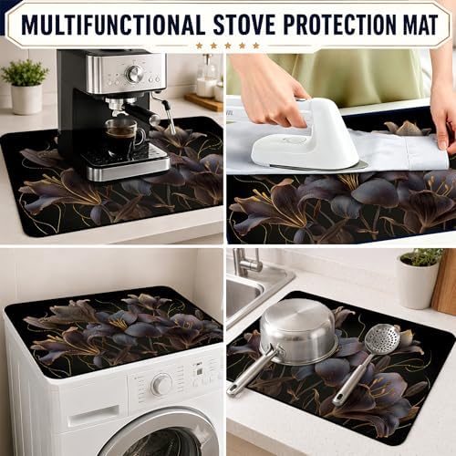 Stove Top Cover,28.5"L x 20.23"W,Heat Resistant Cooktop Protector Mat - Image 6