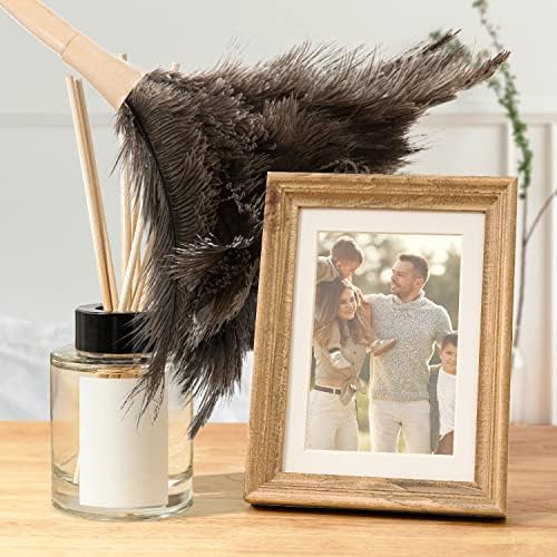 Superio Ostrich Feather Duster Fluffy Dust Remover, with Wooden Handle Reusable for Cleaning Homes, Ceilings, and Furniture (3 Pack) (1 Pack) - Image 2
