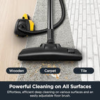 Eureka 3670M Canister Cleaner, Lightweight Powerful Vacuum for Carpets and Hard Floors, w/ 5bags,Yellow - Image 5