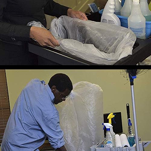 Aluf Plastics 55-60 Gallon Trash Bags - (Commercial 150 Pack) - Source Reduction Series Value High Density 22 Micron Gauge (equiv) - Intended Multipurpose - Image 5