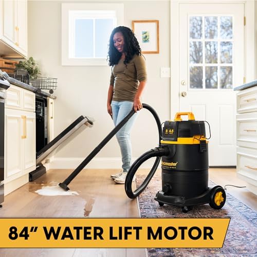 Vacmaster Professional VDK811PW 0201 8 Gal Wet/Dry Vac Self-Cleaning Filter - Image 4