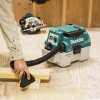 Makita XCV11Z 18V LXT Lithium-Ion Brushless Cordless 2 Gallon HEPA Filter Portable Wet/Dry Dust Extractor/Vacuum, Tool Only - Image 7