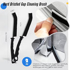15Pcs Crevice Cleaning Brush Groove Gap Hard Bristle Cleaning Tool Small Clean Brush for Cleaning Sink Toilet Kitchen Door Window Track Cup Teapot - Image 3