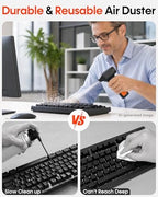 250000RPM Electric Air Duster for Keyboard: One Blow Clears Dust and Crumbs - Image 2