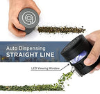 Cloudious9 - Tectonic9 Herb Grinder Automatic Electric Herbal Spice Dispenser Large 2.5" Aluminum Alloy (Grey), For Home & Kitchen Only - Image 6