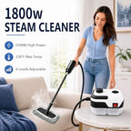 Handheld Steam Cleaner,High Pressure Steam Cleaner With 18pcs Accessories,40.6 Oz Water Tank,6-Level Adjustable Steam And 10s Heat-Up,Home Steam Cleaner For Floor Furniture Car Cleaning - Image 2