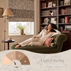 StangH Khaki Cordless Roman Shades for Windows, W36 x L64, 1 Panel - Image 6