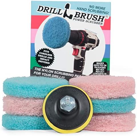 Bath Mat - Bathroom Sink - Hard Water Stain Remover - Shower Door Cleaner by Drillbrush